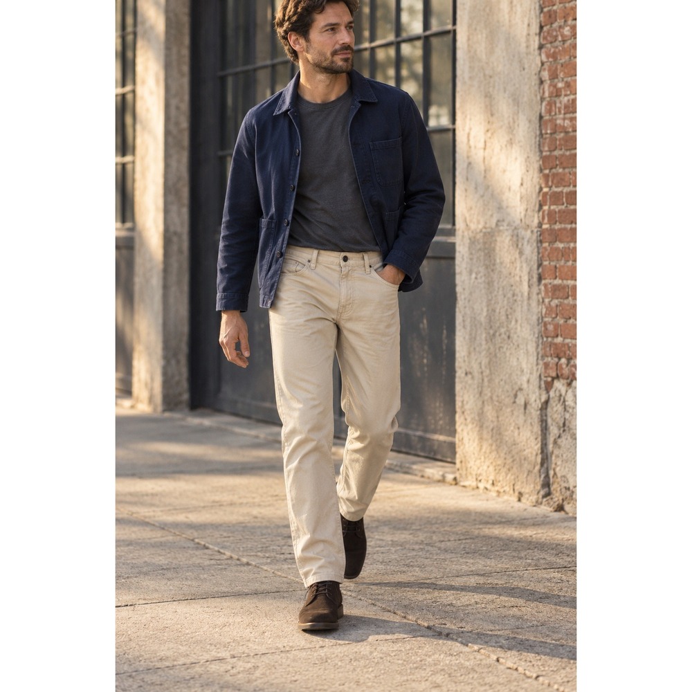 Flint and Tinder Huckberry 365 Straight Fit Stretch Chino Pants Khaki Tan 33x32